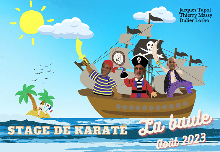 Stage de Karaté à la Baule - Avec Jacques Tapol, Thierry Massy et Didier Lrho